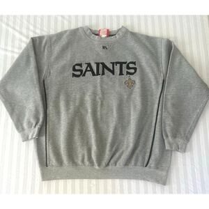 New Orleans Saints Embroidered Sweatshirt- NFL Branded - Size L